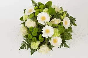 Boeket witte bloemen klein - afbeelding 2