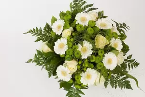 Boeket witte bloemen klein - afbeelding 3