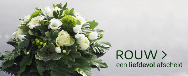 Rouwboeket tuincentrum Thiels