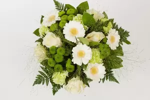 Boeket witte bloemen middel