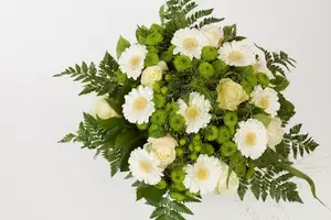 Boeket witte bloemen groot