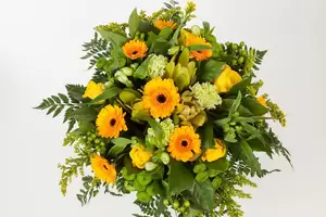 Boeket gele bloemen klein